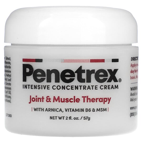 Penetrex, Intensive Concentrate Cream, Joint & Muscle Therapy, 2 fl oz ...