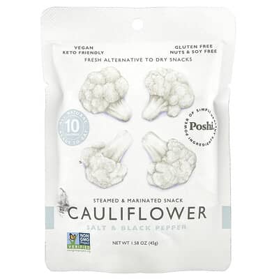 Poshi,Cauliflower,Salt&BlackPepper,1.58oz(45g)