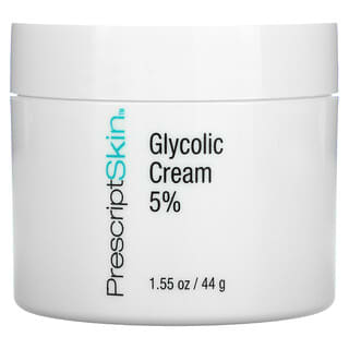 PrescriptSkin, Glycolic Acid Cream 5%, Creme mit Glycolsäure 5%, 44 g (1,55 oz.)