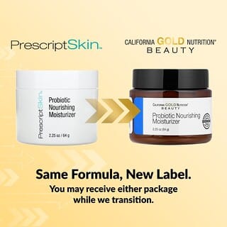 California Gold Nutrition, Beauty, Probiotic Nourishing Moisturiser, 2.25 oz (64 g)