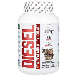 Perfect Sports, Diesel, New Zealand Whey Isolate, Milk Chocolate, 2 lbs (908 g)