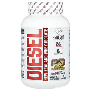Perfect Sports, Diesel, New Zealand Whey Isolate, Chocolate Peanut Butter, 2 lbs (908 g)