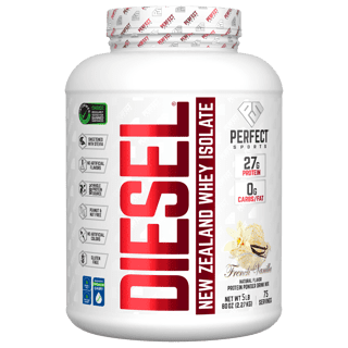 PERFECT Sports, Diesel, New Zealand Whey Isolate, French Vanilla, 5 lb (2.27 kg)