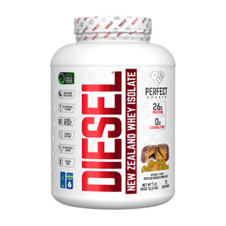 PERFECT Sports, Diesel, New Zealand Whey Isolate, Chocolate Peanut Butter, 5 lbs (2.27 kg)