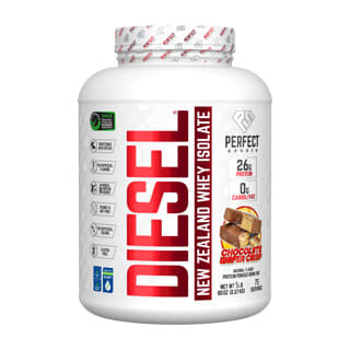 PERFECT Sports, Diesel, New Zealand Whey Isolate, Chocolate Wafer Crisp, 5 lbs (2.27 kg)
