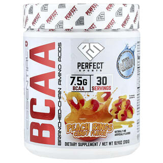 PERFECT Sports, BCAA Hyper Clear, Peach Rings Candy, 10.9 oz (310 g)