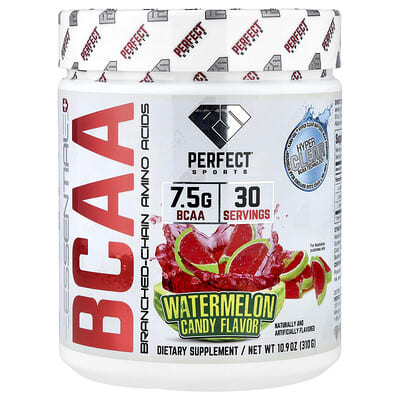 PERFECT Sports, BCAA Hyper Clear, Watermelon Sweets, 310 g (10.9 oz)