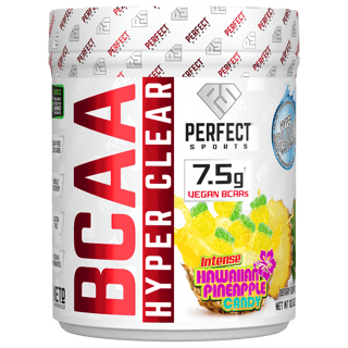 PERFECT Sports, BCAA（分岐鎖アミノ酸）ハイパークリア、インテンス ハワイアン パイナップル キャンディー、297g（10.5オンス）