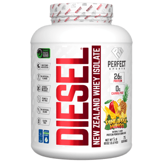 PERFECT Sports, Diesel, New Zealand Whey Isolate, Pineapple Mango, 5 lb (2.27 kg)