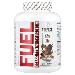 PERFECT Sports, Ultra Fuel, Grass-Fed Whey Protein, Triple Chocolate, 4 lb (1.82 kg)