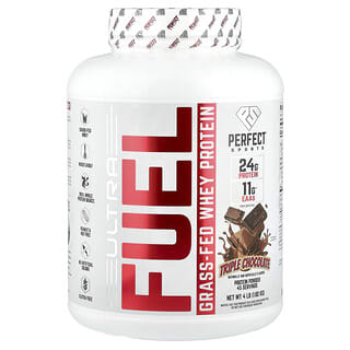 PERFECT Sports, Ultra Fuel, Grass-Fed Whey Protein, Triple Chocolate, 4 lb (1.82 kg)