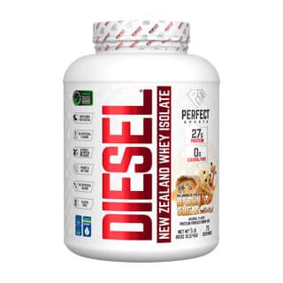 PERFECT Sports, Diesel, New Zealand Whey Isolate, Bubble Tea, Brown Sugar, 5 lbs (2.27 kg)