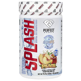 PERFECT Sports, Hydro Splash Dual Hydration, doppelte Hydratation, Pfirsich, 331 g (11,7 oz.)