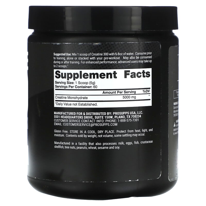 Creatine, Unflavored, 5,000 mg, 10.7 oz (300 g)