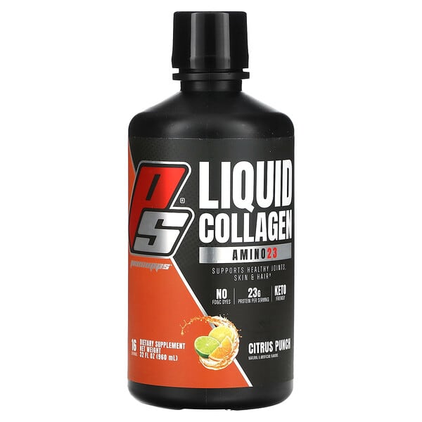 ProSupps Amino23 Liquid Collagen, Citrus Punch, 32 fl oz (960 ml)