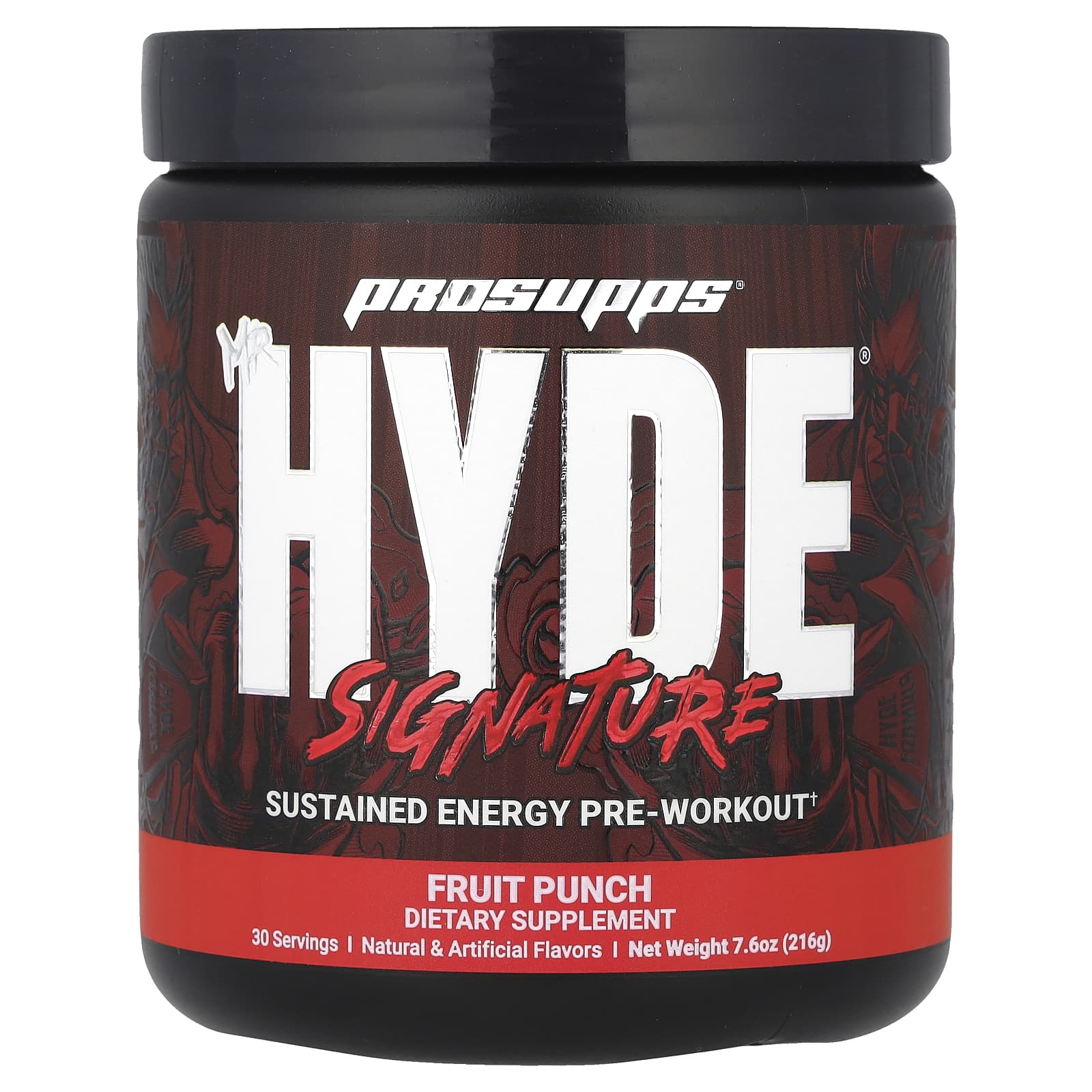 Mr. Hyde®, Signature Pre Workout, Fruit Punch, 7.6 oz (216 g)