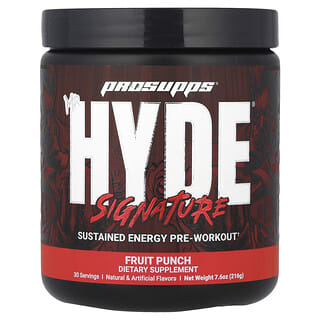 ProSupps, Mr. Hyde®, Signature Pre Workout, Fruit Punch, 7.6 oz (216 g)