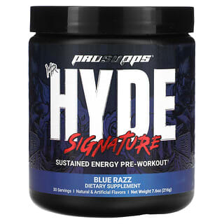 ProSupps, Mr. Hyde, Signature Sustained Energy Pre-Workout, Blue Razz, 7.6 oz (216 g)