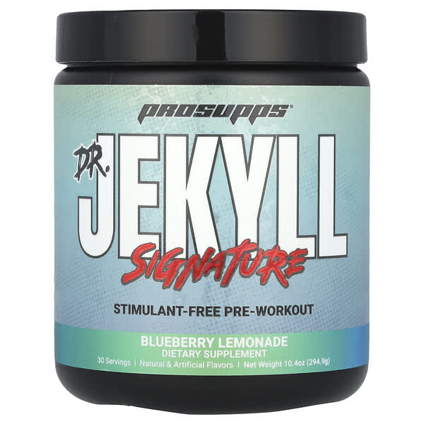 Dr. Jekyll Signature, Stimulant-Free Pre-Workout, Blueberry Lemonade, 10.4 oz (294.9 g)