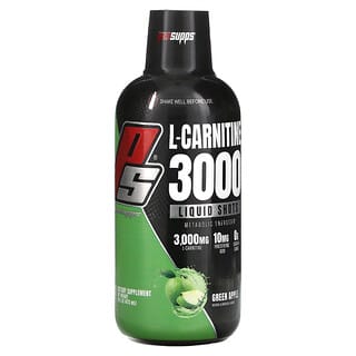 ProSupps, L-карнитин 3000, Liquid Shot, зеленое яблоко, 473 мл (16 жидк. унций)