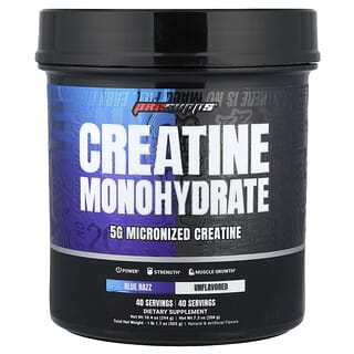 ProSupps, моногидрат креатина, голубая малина, без добавок, 502 г (1 фунт 1,7 унции)