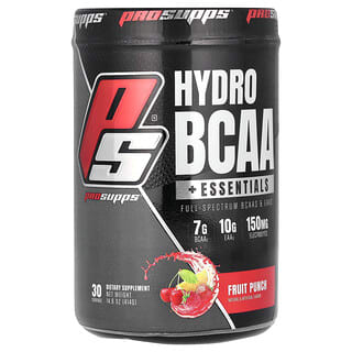 ProSupps, Hydro BCAA más ingredientes esenciales, Ponche de frutas, 414 g (14,6 oz)