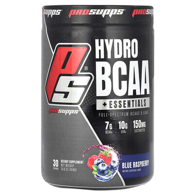 ProSupps, Hydro BCAA +Essentials, Blue Raspberry, 14.6 oz (414 g)