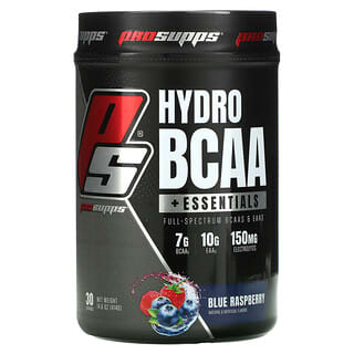 ProSupps, Hydro BCAA +Essentials, добавка с электролитами и аминокислотами, голубая малина, 414 г (14,6 унции)