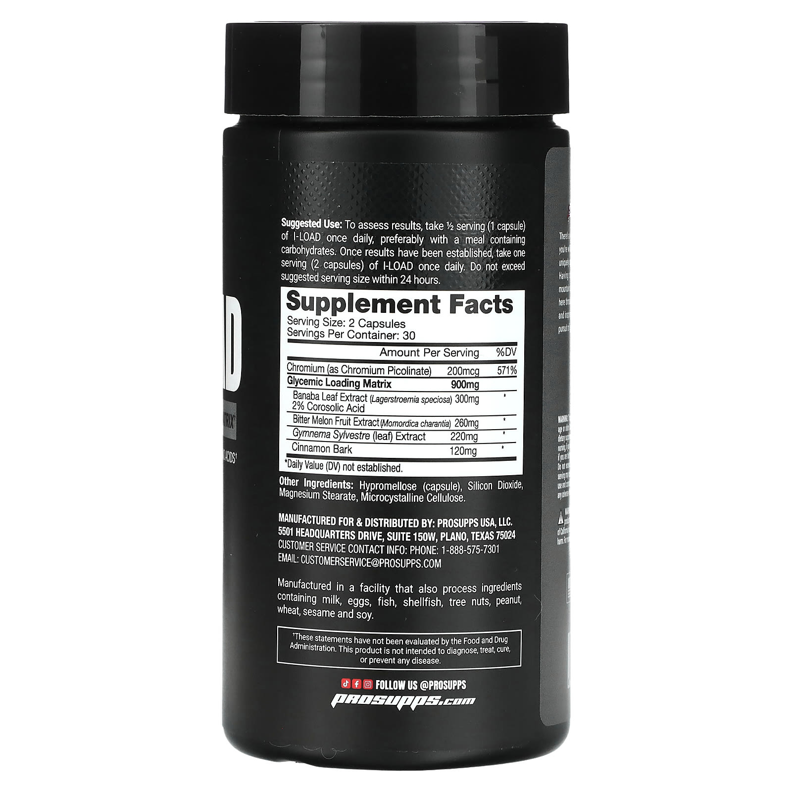 ProSupps, ILoad, Glycemic Loading Matrix, 60 Capsules