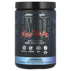 HYDE® Nightmare, Intense Energy Pre-Workout, Jawbreaker, 14.07 oz