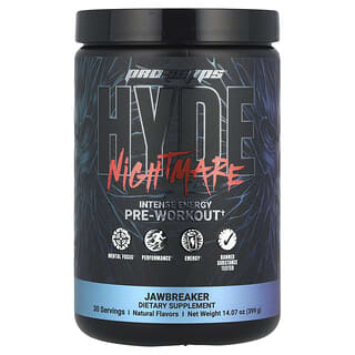 ProSupps, HYDE® Nightmare, Intense Energy Pre-Workout, intensiver Energie vor dem Workout, Jawbreak, 399 g (14,07 oz.)