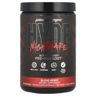 ProSupps, HYDE® Nightmare, Intense Energy Pre-Workout, Blood Berry, 14.35 oz (406.8 g)