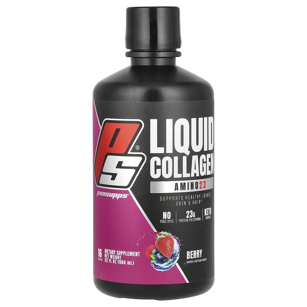 Amino 23 Liquid Collagen, Berry, 32 fl oz (960 ml)