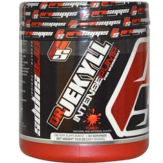 ProSupps, Доктор Джекилл, Предтренировочный комплекс для интенсивной накачки со вкусом пунша, 10,5 унций (297 г)