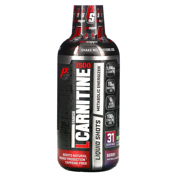 ProSupps, L-カルニチン1500、ベリー、1,500mg、473ml（16液量オンス）