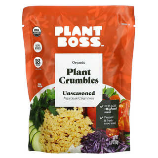 Plant Boss, Crumbles aux plantes biologiques, non assaisonnés, 90 g