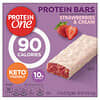 Protein Bars, Strawberries & Cream, 5 Bars, 0.96 oz (27 g) Each