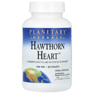 Planetary Herbals, Hawthorn Heart™, 900 mg, 60 Tablet