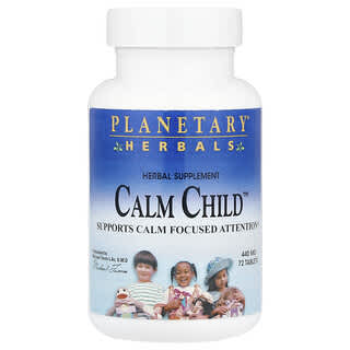 Planetary Herbals, Calm Child™, 72 Tabletten