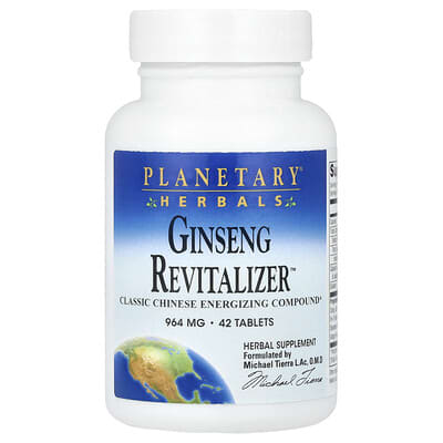 Planetary Herbals, Ginseng Revitaliser™, 42 Tablets