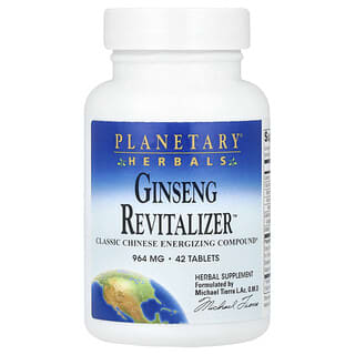 Planetary Herbals, Ginseng Revitalizer™, 42 comprimés