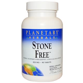 Planetary Herbals, Stone Free, для поддержки почек, 820 мг, 90 таблеток