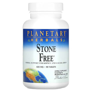 Planetary Herbals, Stone Free، حجم 820 ملجم، 90 قرص