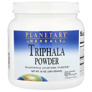 Planetary Herbals, Herbals, Triphala Powder, 16 oz (454 g)
