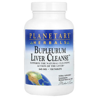 Planetary Herbals, Bupleurum Liver Cleanse™, 1,090 mg, 150 Tablets (545 mg per Tablet)