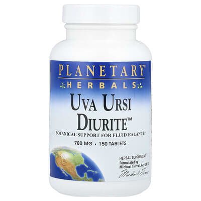 Planetary Herbals, Uva Ursi Diuretic™, 150 Tablets