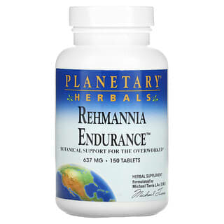 Planetary Herbals, Rehmannia Ausdauer, 637 mg, 150 Tabletten