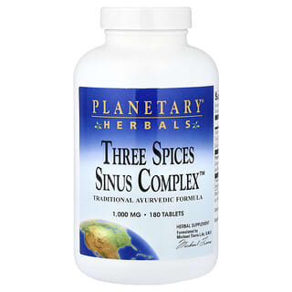 بلانيتاري هربالز‏, Three Spices Sinus Complex ™ ، 180 قرصًا
