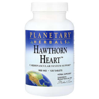 Planetary Herbals, 산사나무 Heart™, 120정