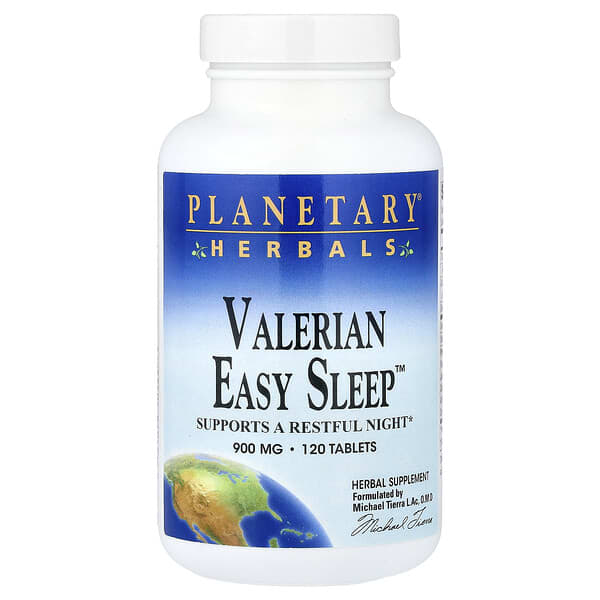 Planetary Herbals, Valerian Easy Sleep™, 120 Tablets